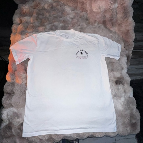 SUPER RARE BORN X RAISED White Tee with Black Graphic - Picture 8 of 11